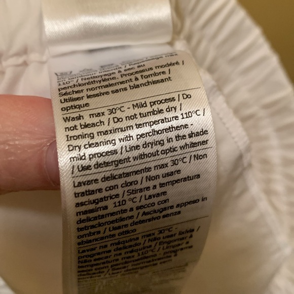 Stefanel WIDE-LEG - Trousers - drawstring - optical white - Picture 12 of 13